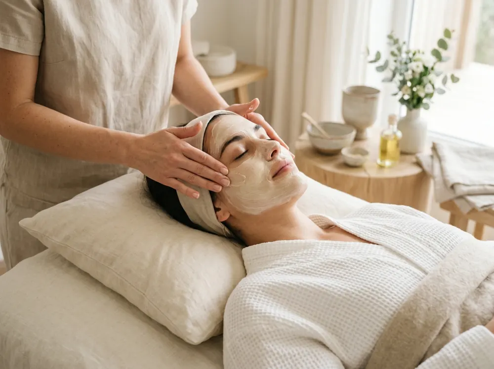 Home facial treatment in Bangkok